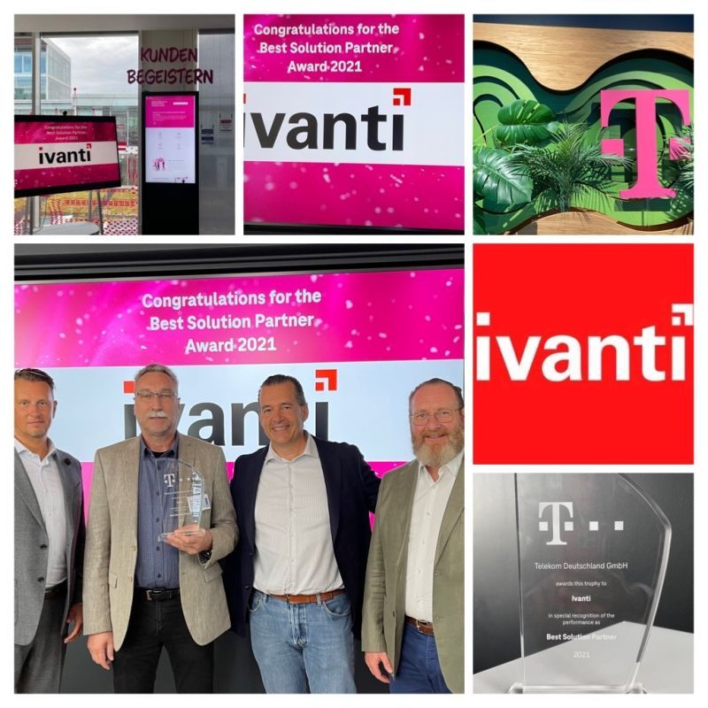 Ivanti, reconocida por Deutsche Telekom como "mejor partner en servicios empresariales"