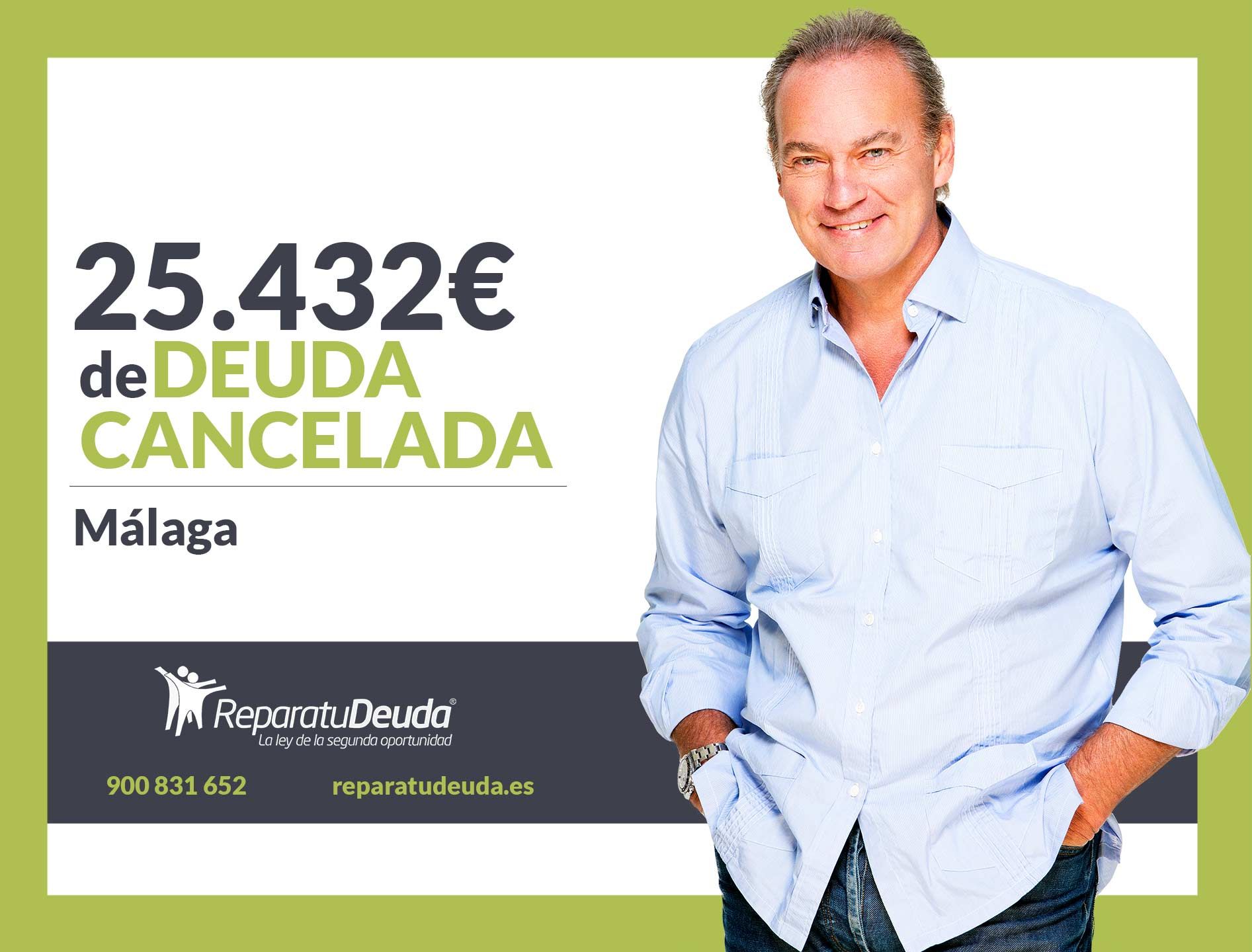 Fotografia Repara tu Deuda Abogados cancela 25.432 € en Málaga