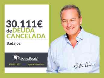 Repara tu Deuda Abogados cancela 30.111 € en Badajoz (Extremadura) con la Ley de Segunda Oportunidad