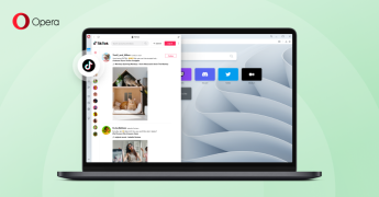 Opera, primer navegador en incorporar acceso a TikTok