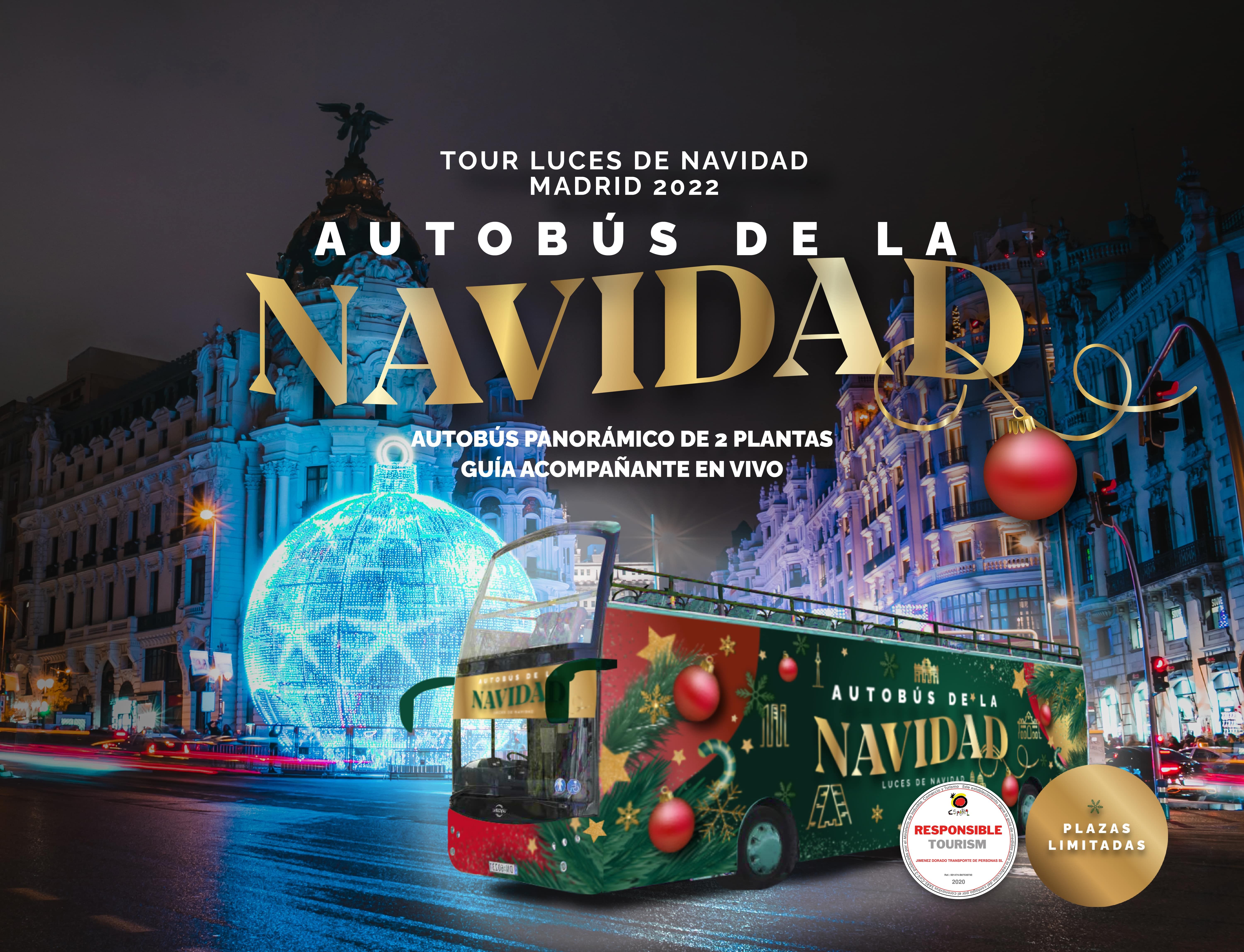 Madrid vuelve a brillar con el Tour de Luces de Navidad