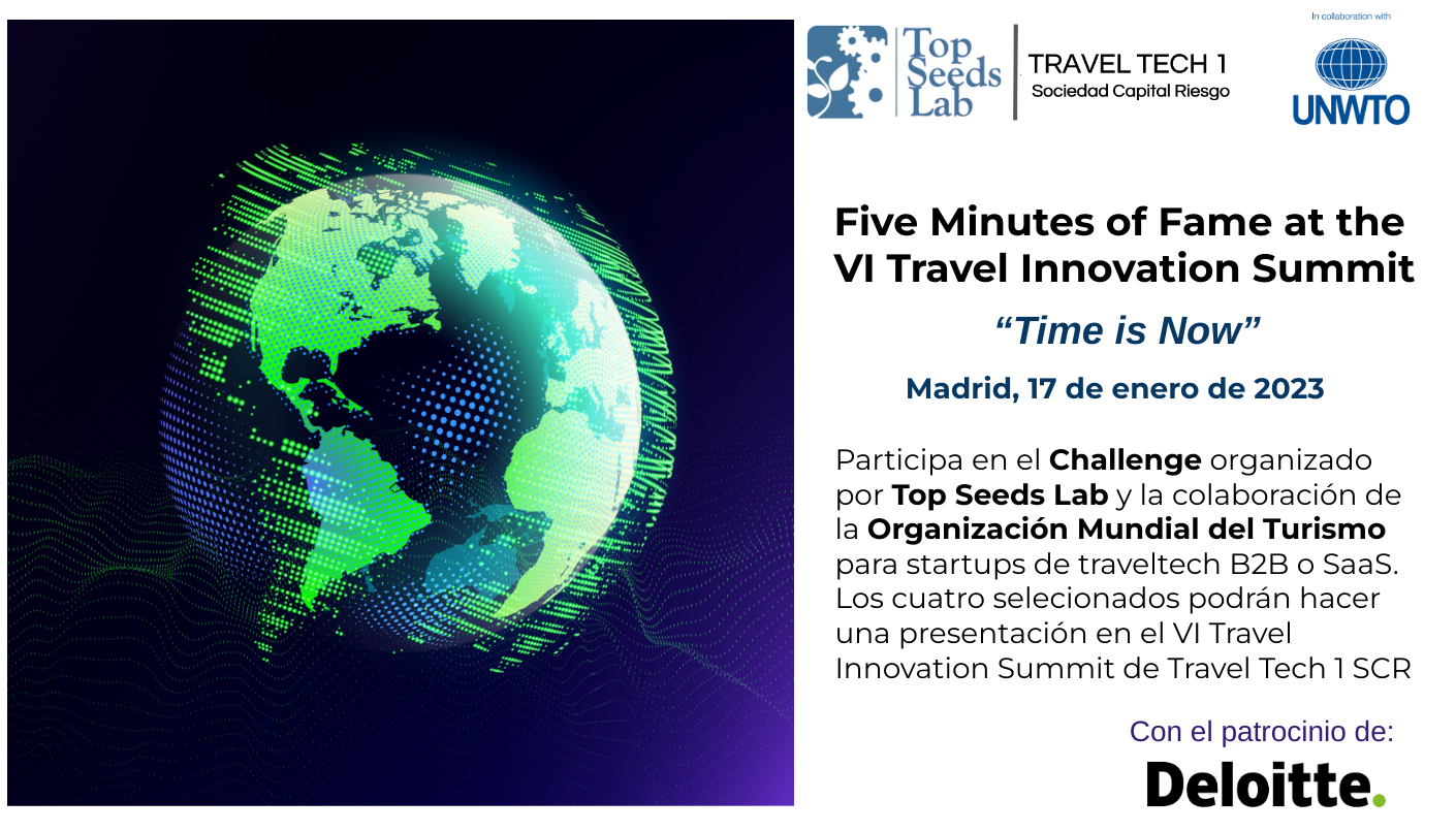 'Challenge for Startups' para Travel Tech 1 SCR