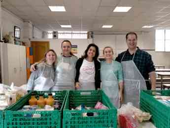 United Way y la Cámara de Comercio de EEUU en España colaboran con comedores sociales en el Día de Acción de Gracias