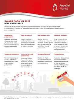Claves para un 2023 más saludable, de la mano de Angelini Pharma