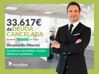 Repara tu Deuda Abogados cancela 33.617€ en Alcantarilla (Murcia) con la Ley de Segunda Oportunidad