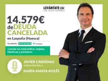 Cárdenas entrevista a una exonerada de Huesca (Aragón) con Repara tu Deuda y la Ley de Segunda Oportunidad 