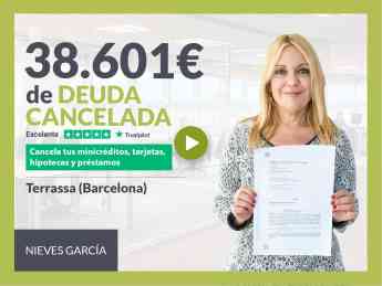 Repara tu Deuda Abogados cancela 38.601 € en Terrassa (Barcelona)