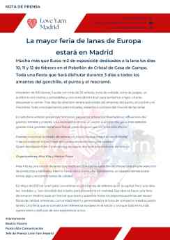 Llega Love Yarn Madrid, la mayor feria de lanas de Europa