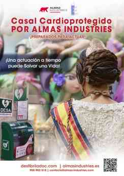 Las Fallas de Especial estarán cardioprotegidas por la empresa ALMAS INDUSTRIES