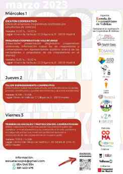 Vallecas celebra su semana del cooperativismo a inicios de marzo
