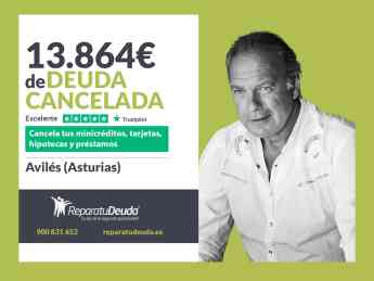 Repara tu Deuda Abogados cancela 13.864 € en Avilés (Asturias) con la Ley de Segunda Oportunidad