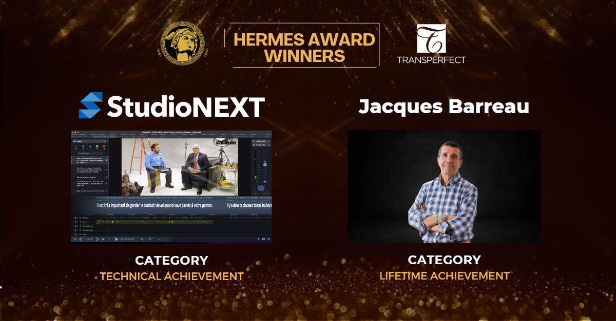 TransPerfect obtiene dos galardones en los premios Hermes de la Entertainment Globalization Association (EGA) 