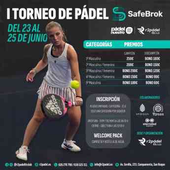SafeBrok presenta el I Torneo de Pádel SafeBrok en Cádiz, España