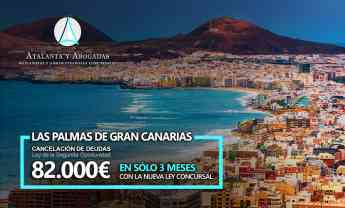 Atalanta y Abogadas cancela 82.000 euros en Las Palmas De Gran Canarias en el Juzgado Mercantil número 3