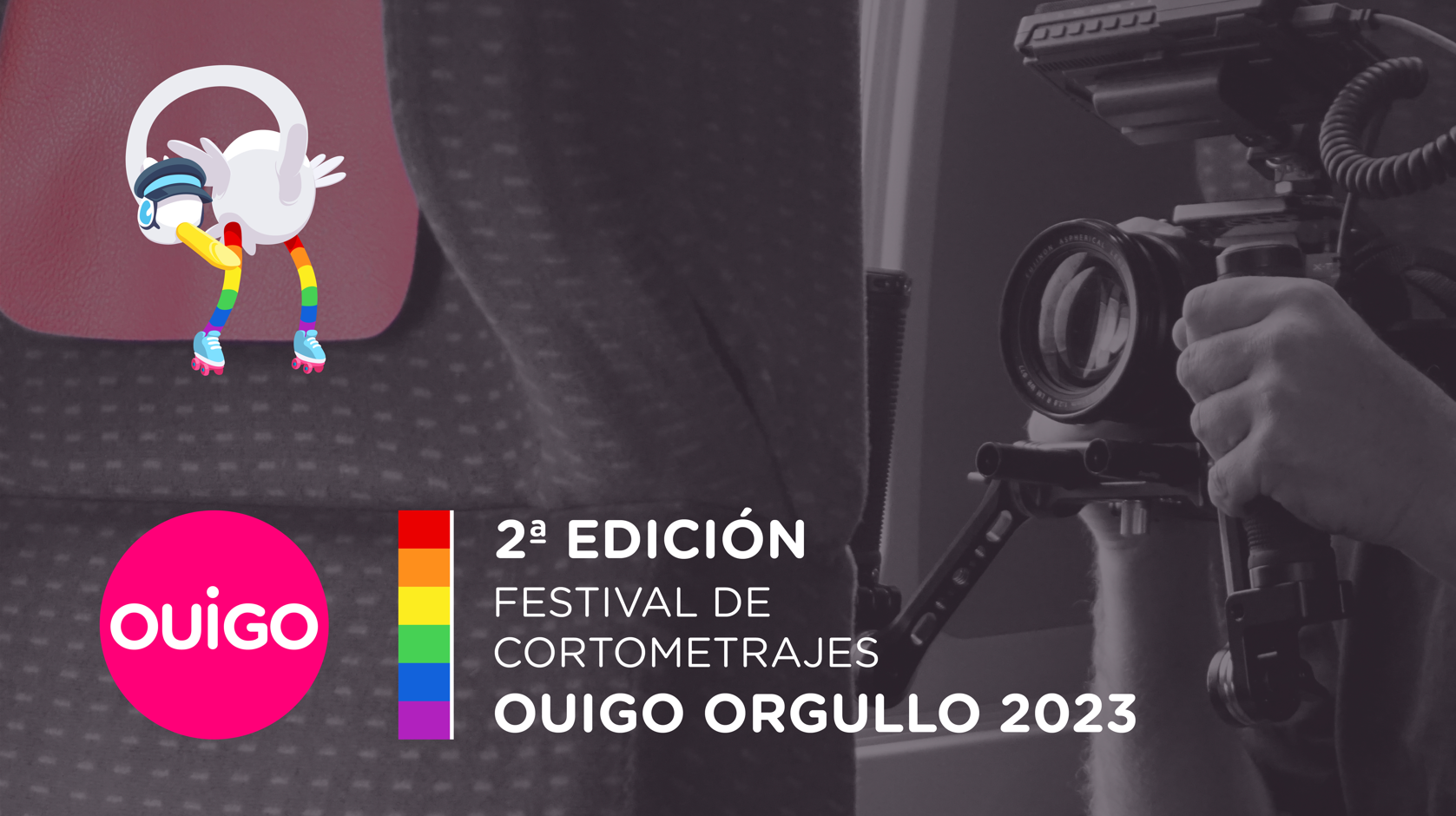 OUIGO invita a participar en el Concurso de Cortometrajes OUIGO Orgullo