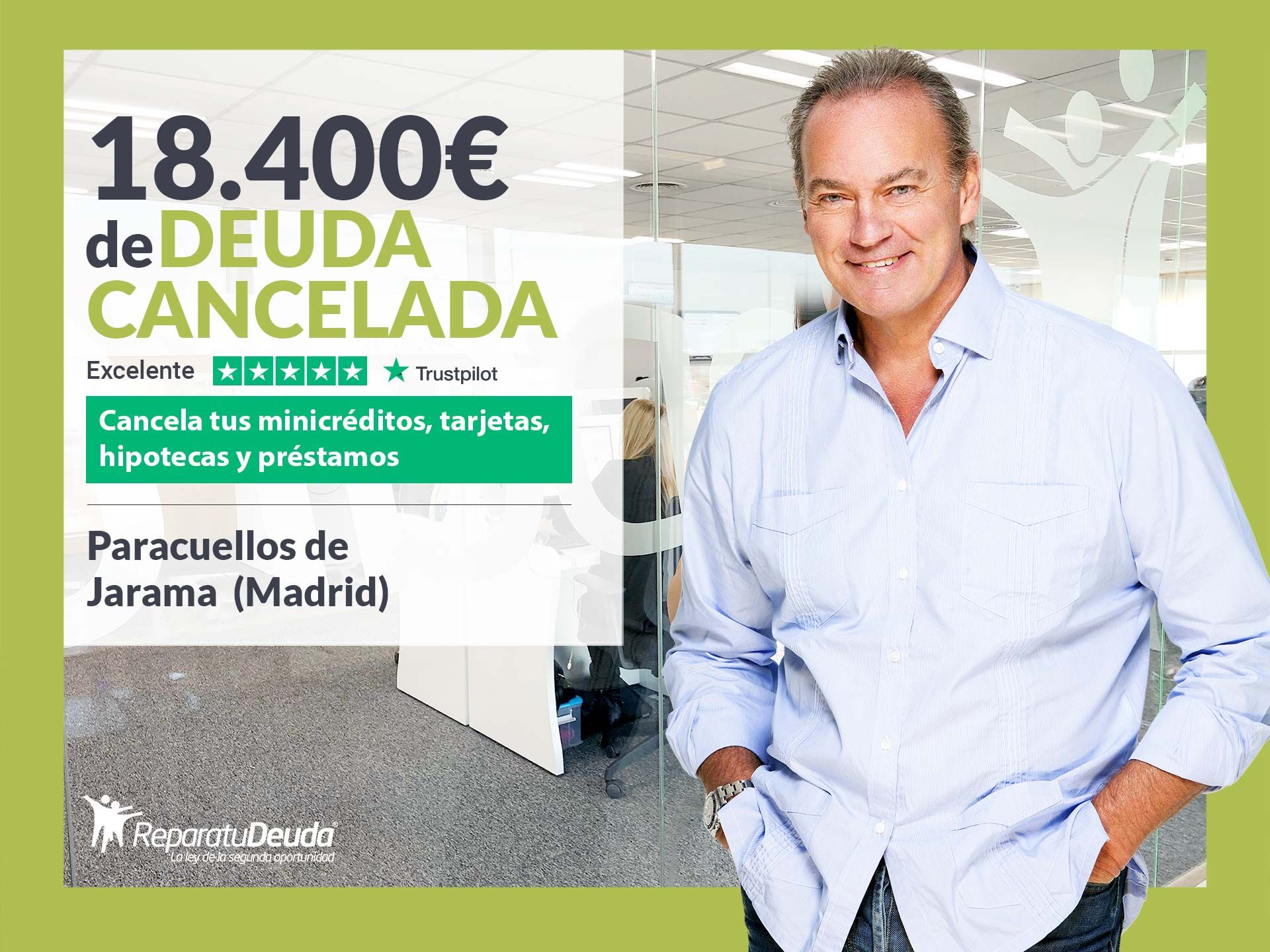 Repara tu Deuda cancela 18.400? en Paracuellos de Jarama (Madrid) con la Ley de Segunda Oportunidad
