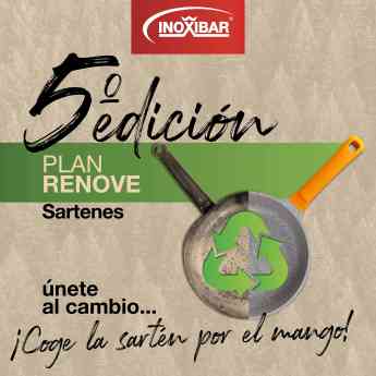 Nueva campaña Inoxibar de reciclaje de sartenes usadas