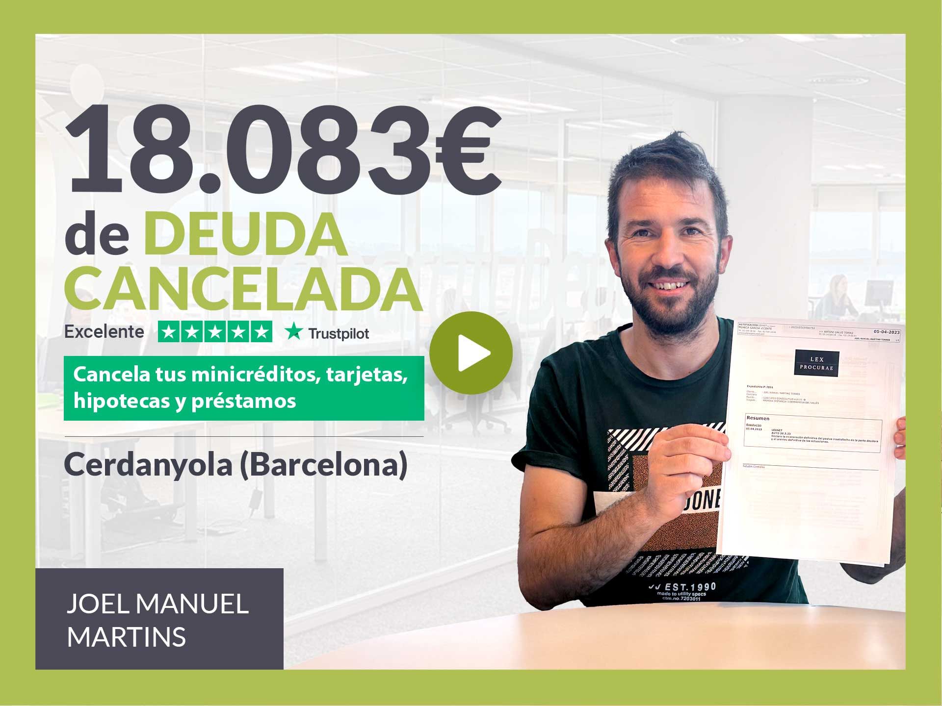 Repara tu Deuda Abogados cancela 18.083? en Cerdanyola (Barcelona) con la Ley de Segunda Oportunidad
