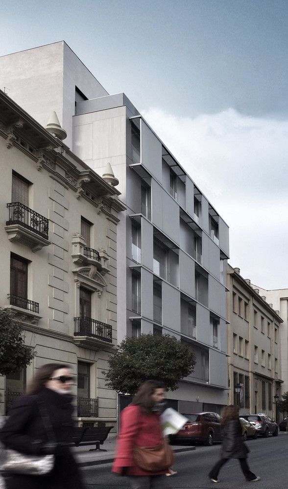 Fotografia El edificio de viviendas de la calle Octavio Cuartero,