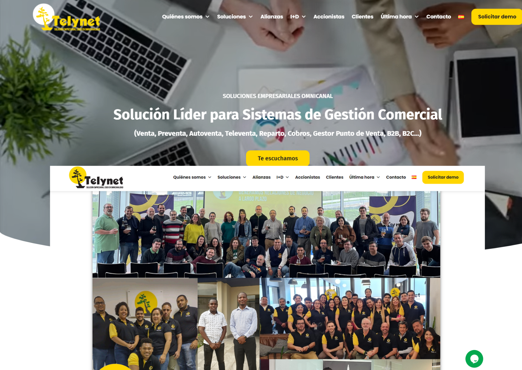 Lanzamiento de la nueva web de Telynet