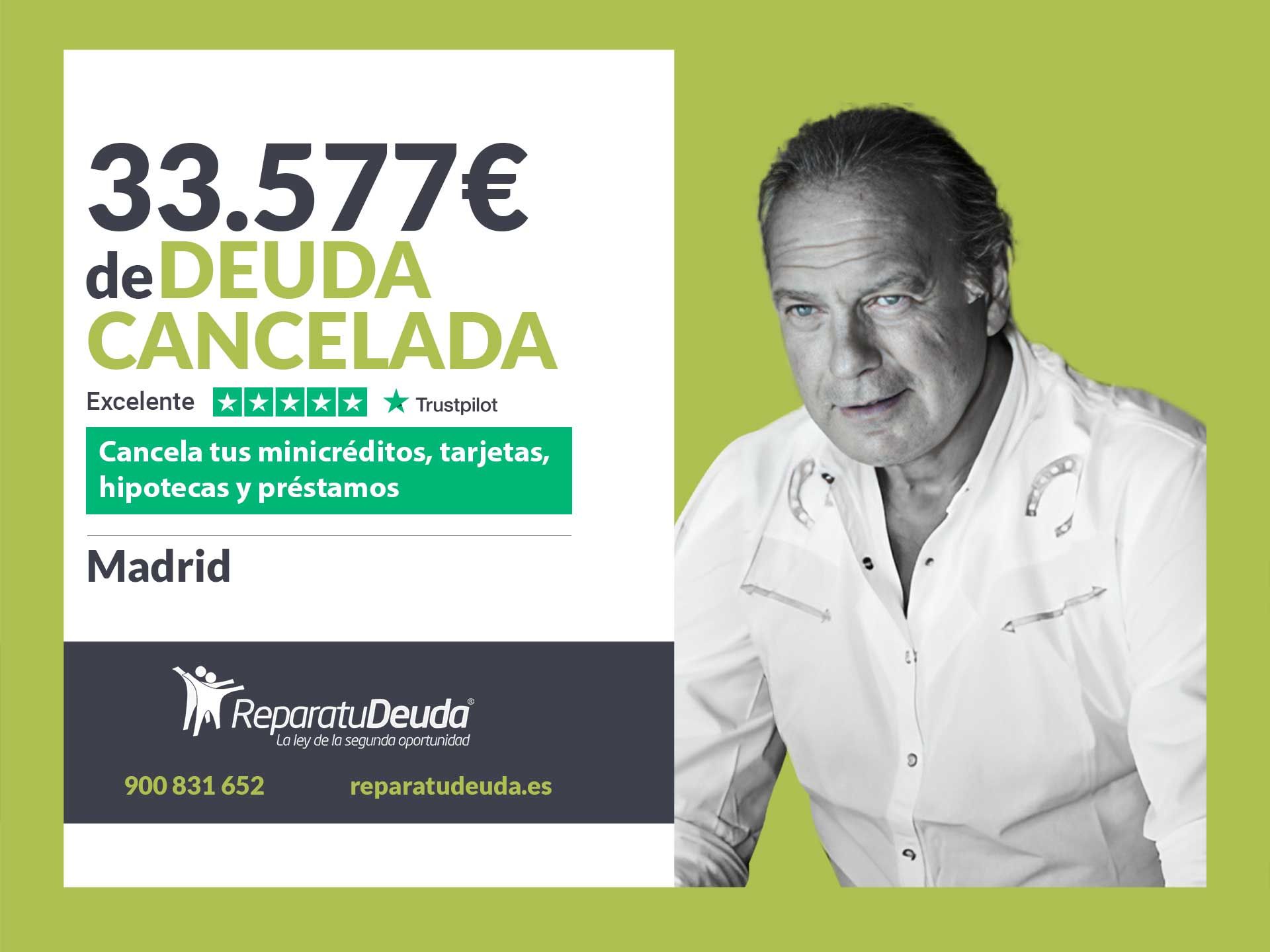 Repara tu Deuda Abogados cancela 33.577? a un matrimonio de Madrid con la Ley de Segunda Oportunidad