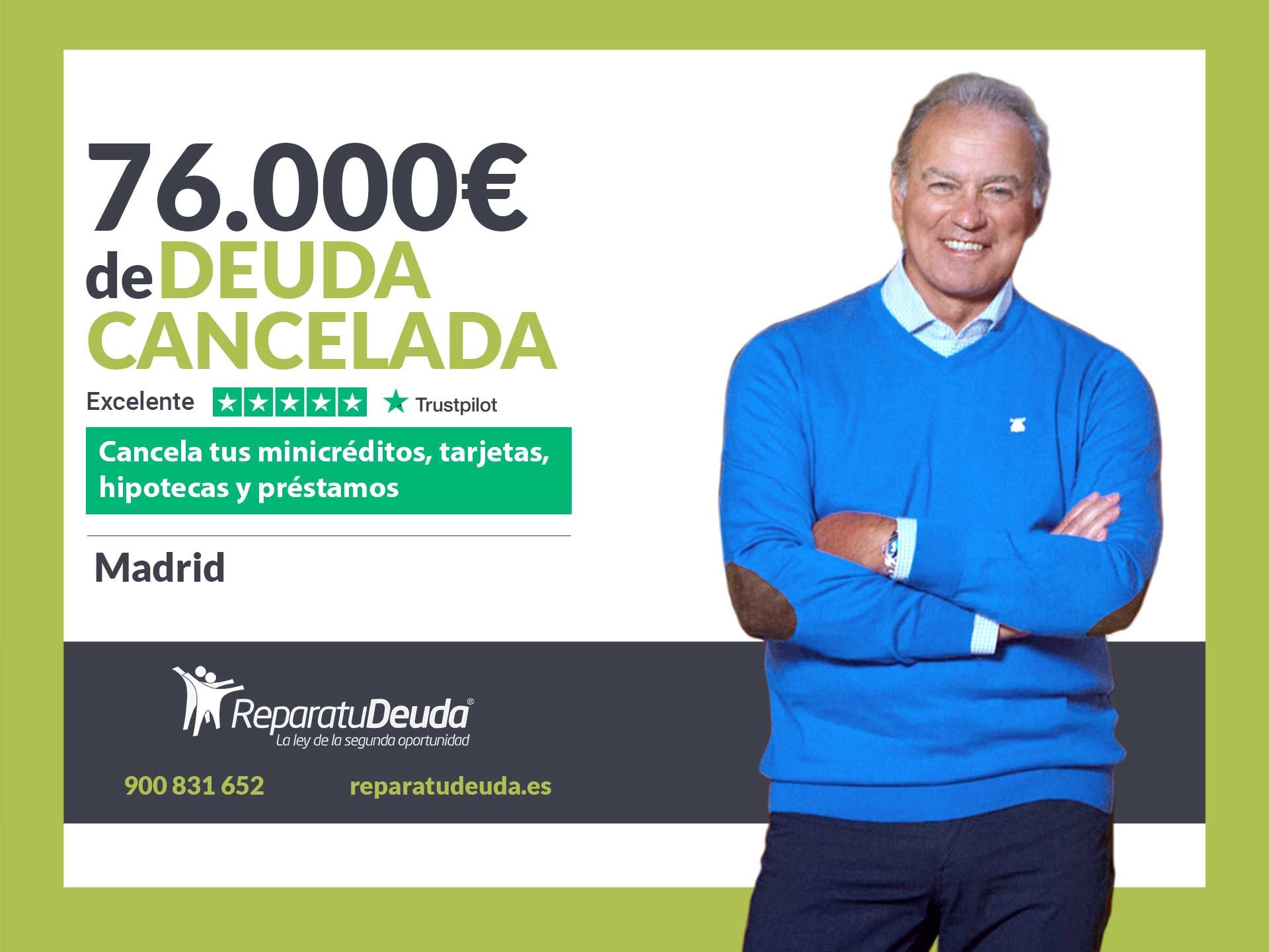 Repara tu Deuda Abogados cancela 76.000? en Madrid con la Ley de Segunda Oportunidad