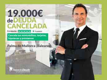 Repara tu Deuda Abogados cancela 19.000€ en  Mallorca (Baleares) con la Ley de la Segunda Oportunidad
