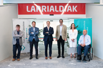 El alcalde de San Sebastián, Eneko Goia, inaugura las nuevas Urgencias de Policlínica Gipuzkoa