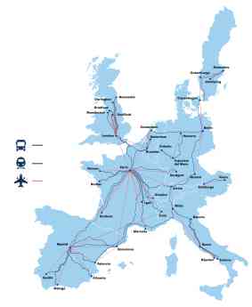 El trayecto Madrid-Barcelona, mejor y más rápido en tren que en avión, según Omio