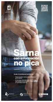 El Colegio de Farmacéuticos de Gipuzkoa colabora con el Ayuntamiento de San Sebastián en una campaña para la prevención de la escabiosis 