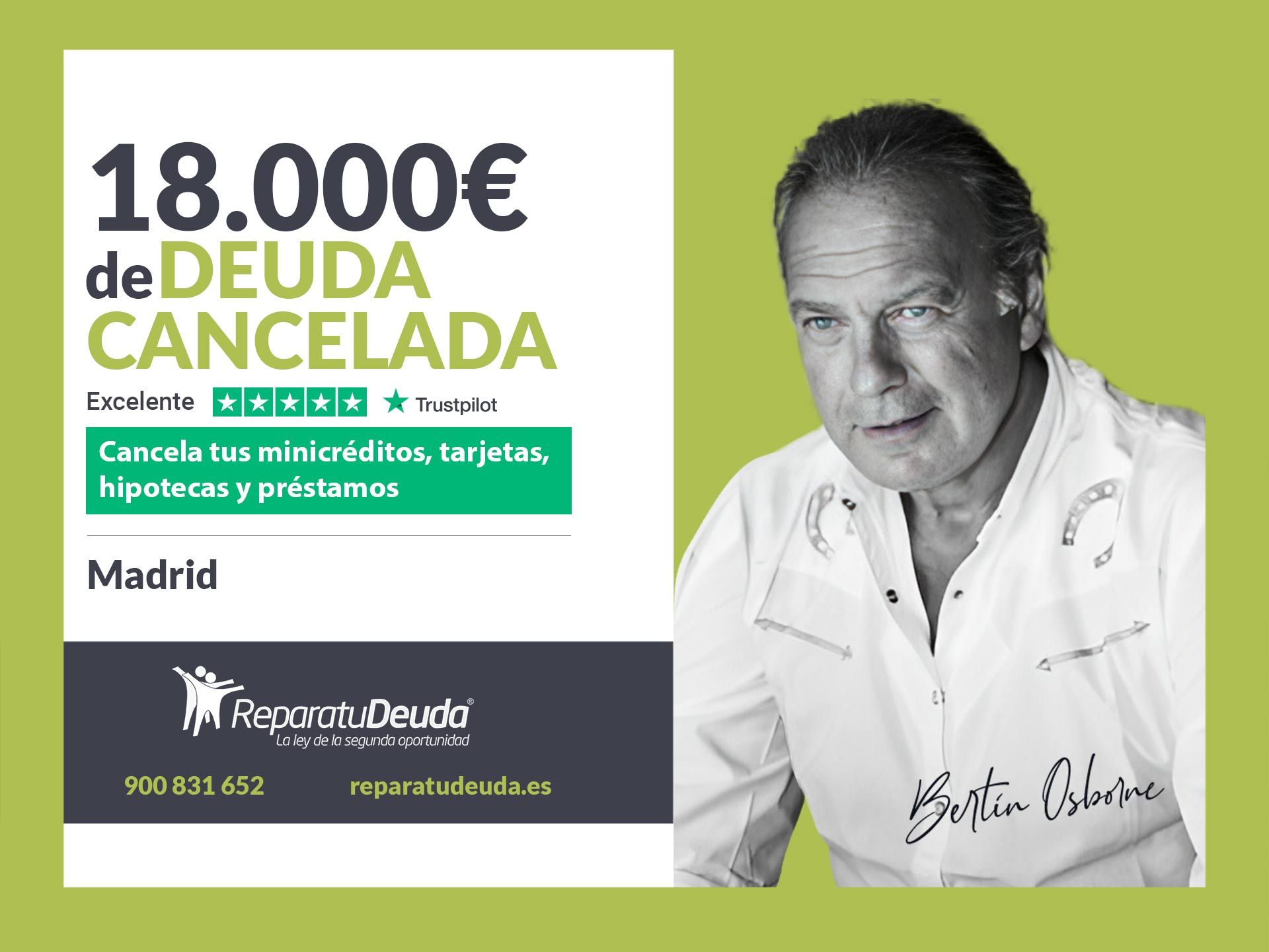 Repara tu Deuda Abogados cancela 18.000? en Madrid con la Ley de Segunda Oportunidad