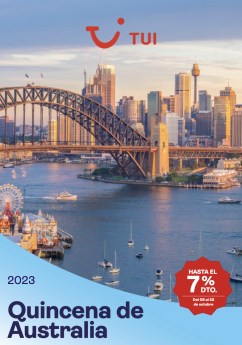 Hasta un 7% descuento en toda la programación de Australia, la nueva campaña de TUI 