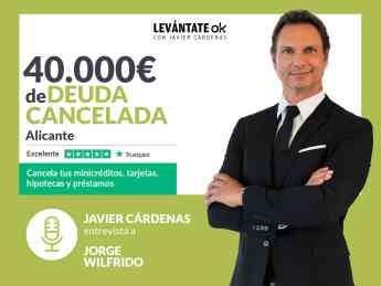 Javier Cárdenas entrevista a un cliente de Repara tu Deuda, despacho líder en la Ley de Segunda Oportunidad