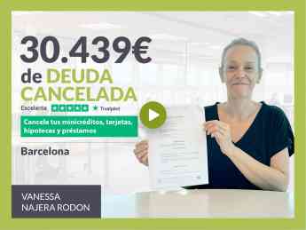 Repara tu Deuda Abogados cancela 30.439€ en Barcelona (Catalunya) con la Ley de Segunda Oportunidad