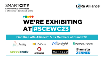 El despliegue de LoRaWAN® se extiende a gran velocidad en las ciudades inteligentes y sus miembros muestran las últimas innovaciones basadas en LoRaWAN en el Congreso Mundial Smart City Expo