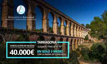 Atalanta y Abogadas cancela 40.000 euros en Tarragona en el Juzgado Mercantil número 1