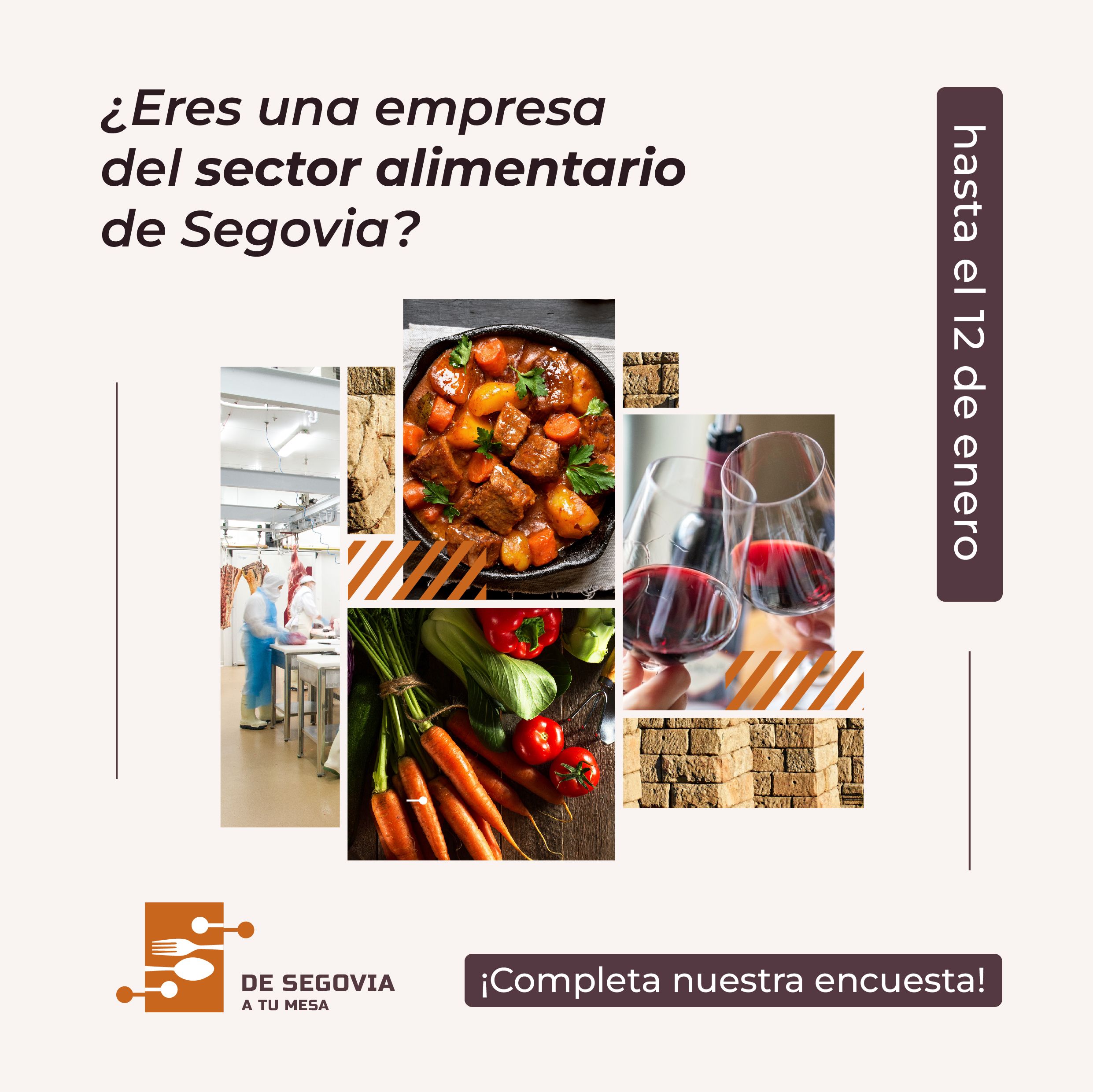 ‘De Segovia a tu mesa’ lanza una encuesta para conocer el estado del sector alimentario