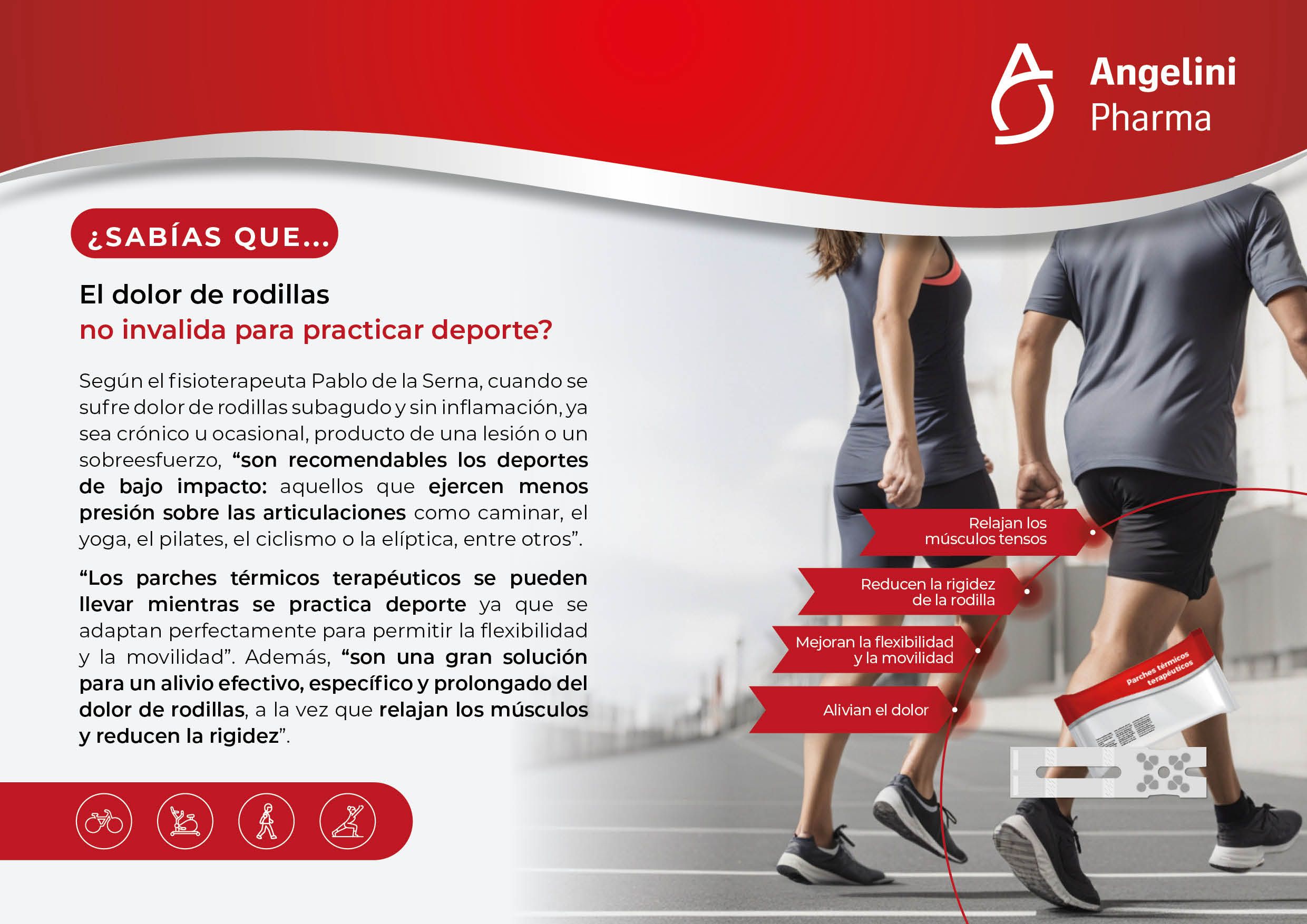 Pablo de la Serna: "El dolor de rodilla no invalida para hacer deporte" 