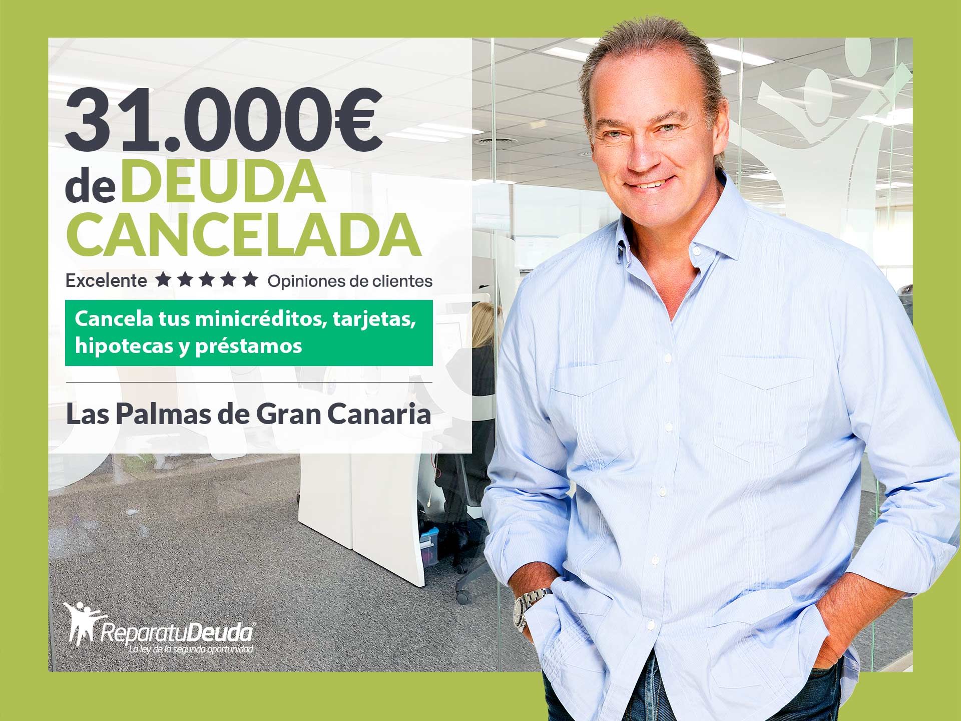 Fotografia Repara tu Deuda Abogados cancela 31.000€ en Las Palmas