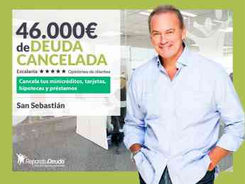 Repara tu Deuda Abogados cancela 46.000€ en San Sebastián