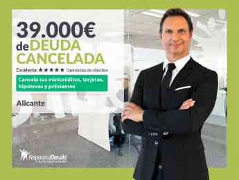 Repara tu Deuda cancela 39.000€ en Alicante (Comunidad Valenciana)