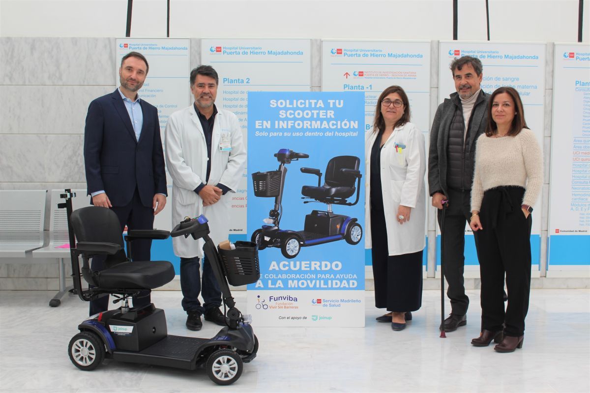 FUNVIBA inicia 2024 con una treintena de scooters eléctricos instalados en los principales Hospitales, Museos y Centros Comerciales del centro de España
