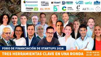Noticias Eventos | Cartel Foro de Financiación de startups 2024
