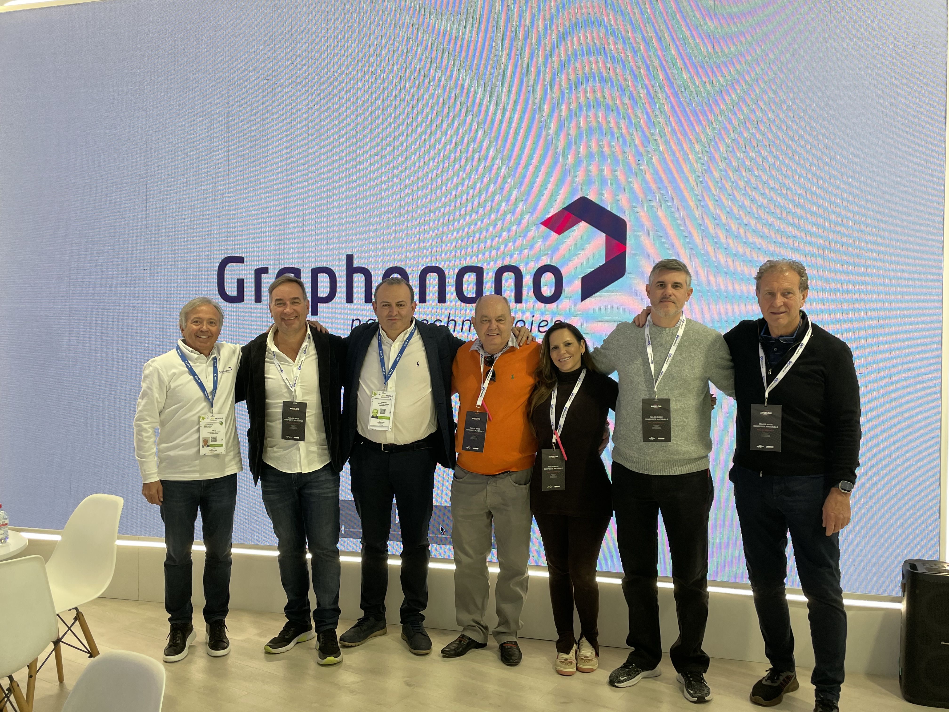Directivos de Graphenano España con el Señor Nilton Reigada y su equipo Directivos de Graphenano España con el Señor Nilton Reigada y su equipo