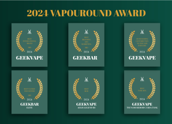 Noticias Premios | Geekvape y Geekbar brillan en los Vapouround