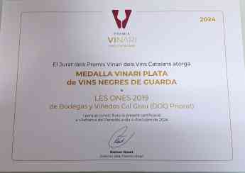 Noticias Premios | Les Ones Premios Vinari 2024