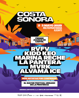 El Festival Costa Sonora se estrenará en Alicante con lo mejor de la música urbana