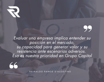 Reinaldo Ramos D’Agostino y Grupo Capital analizan las empresas líderes en bolsa