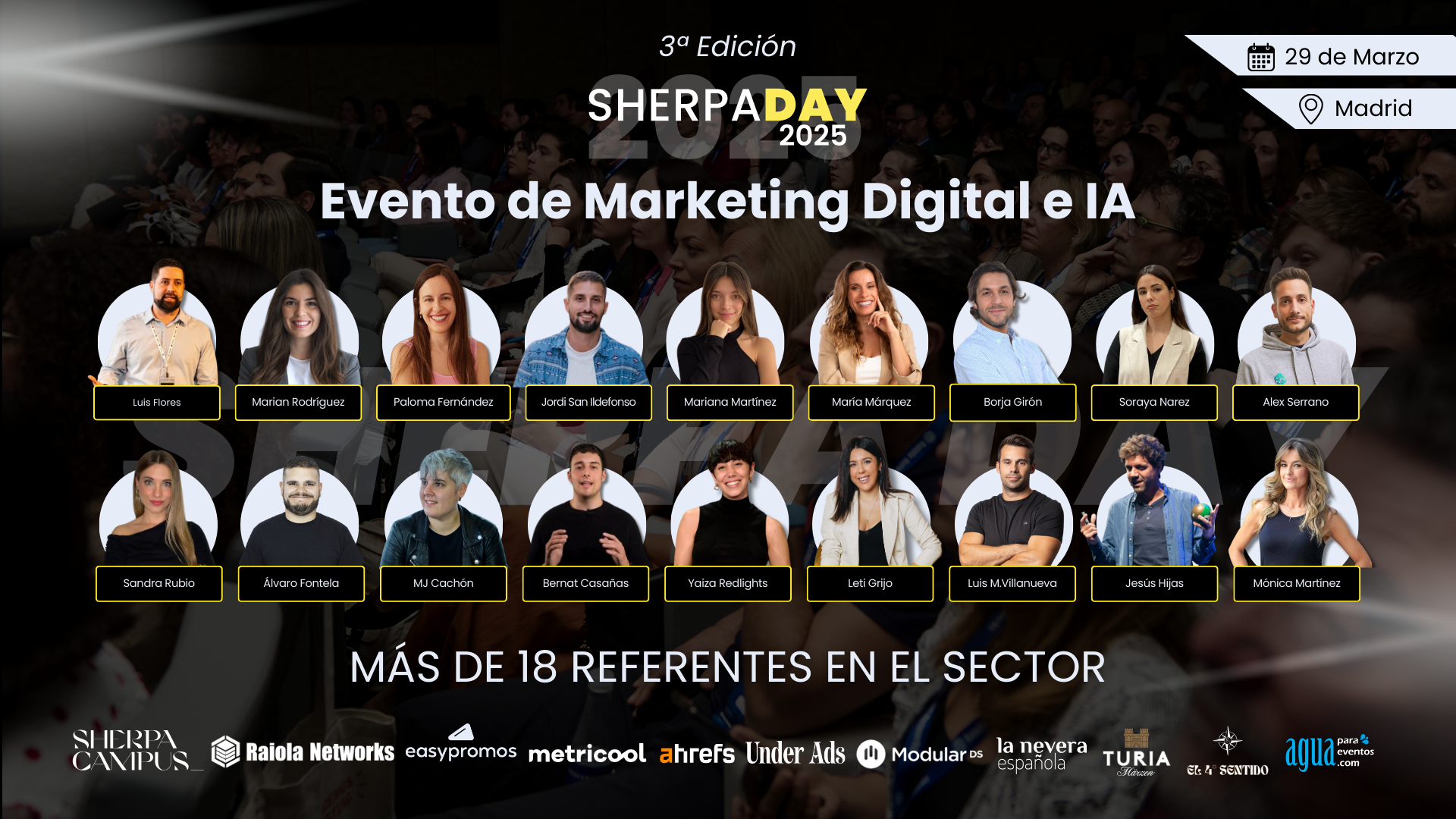 SHERPA DAY: el evento de referencia de Marketing Digital en Madrid celebrará su 3ª edición el 29 de marzo