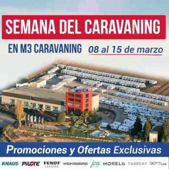Semana del Caravaning en M3 Caravaning Vilafranca del 8 al 15 de marzo de 2025
